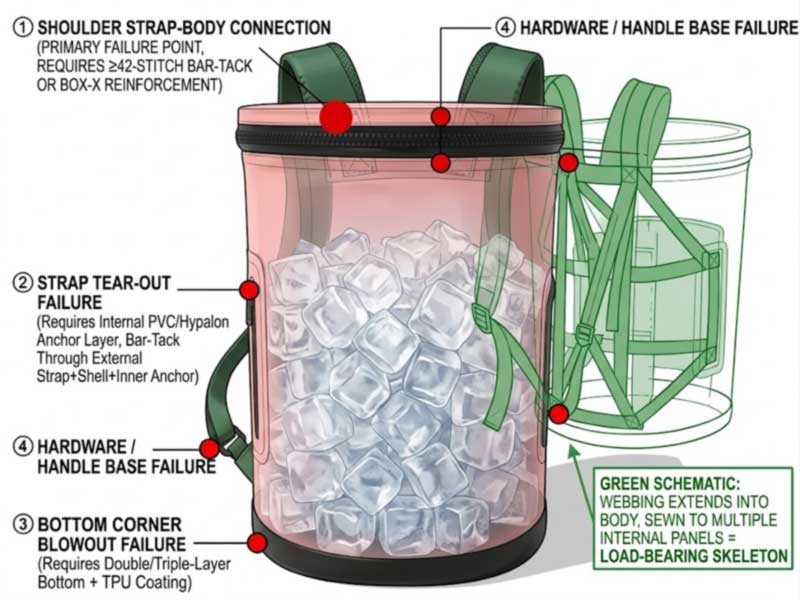 Heavy-Duty Cooler Backpack Supplier: ສ້າງຂຶ້ນສໍາລັບການຂັດ & ການໂຫຼດເກີນ Heavy-Duty Cooler Backpack Supplier: ສ້າງຂຶ້ນສໍາລັບການຂັດ & ການໂຫຼດເກີນ